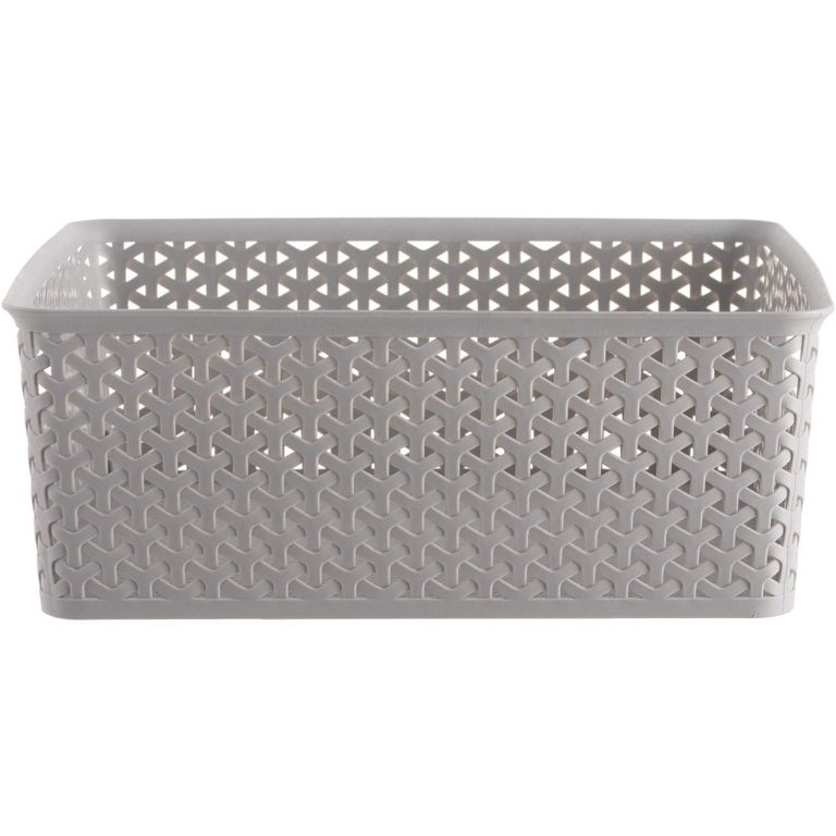 Canasta Ratán 14.5L Gris