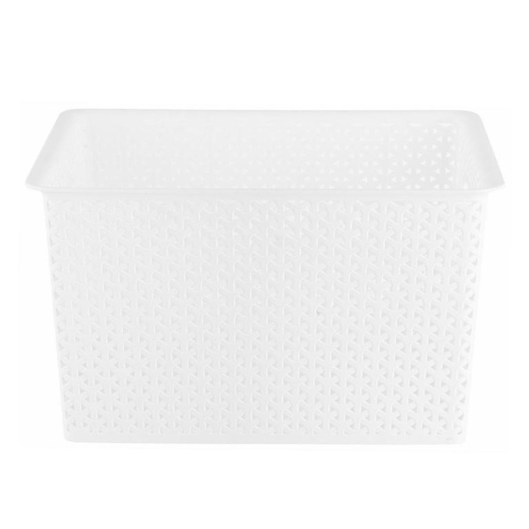 Canasta Ratán 35L Blanco