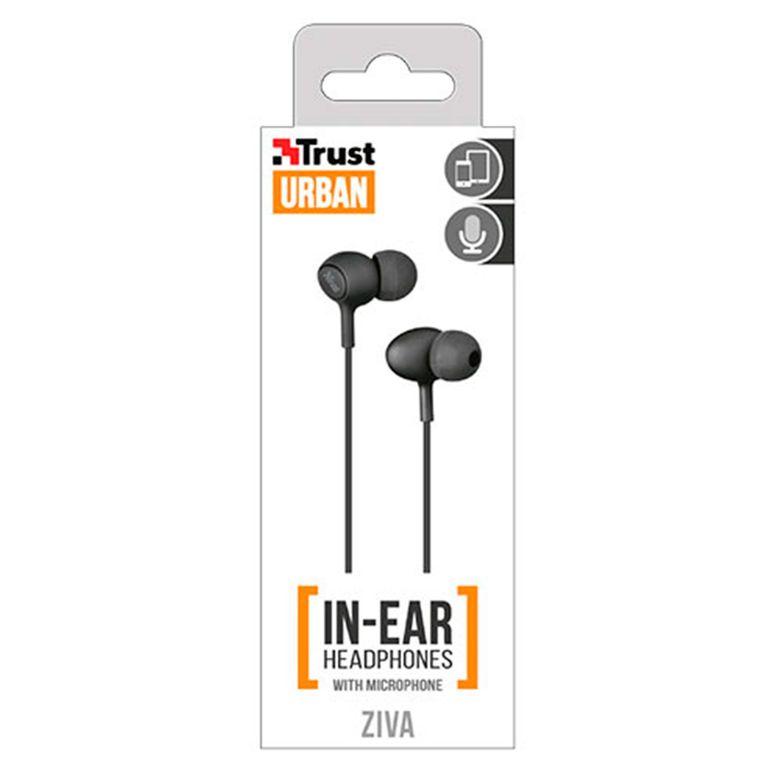 Auriculares para Tabletas y Smartphones Negro