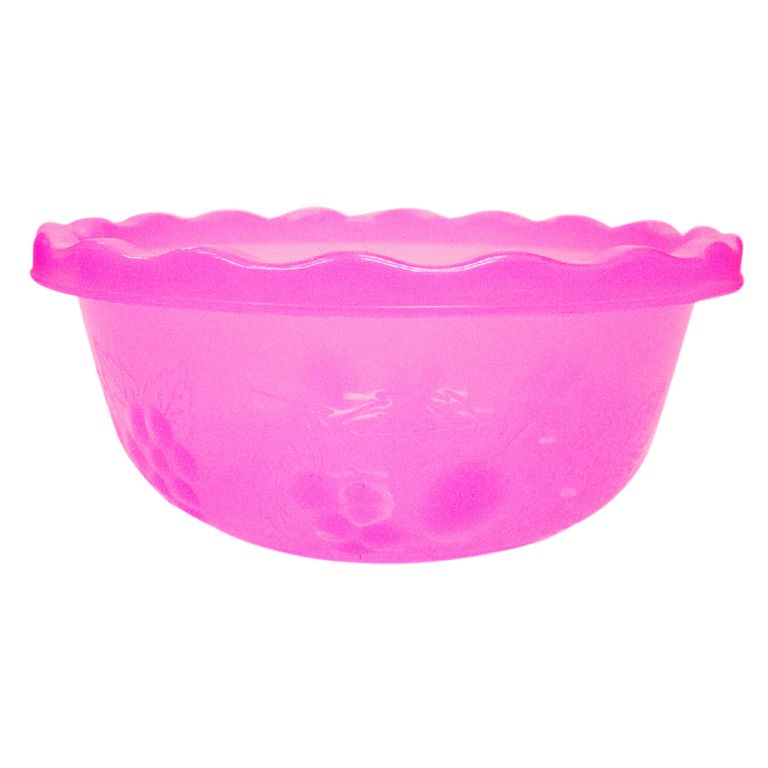 Frutera Ensaladera Chica Traslúcido Fucsia