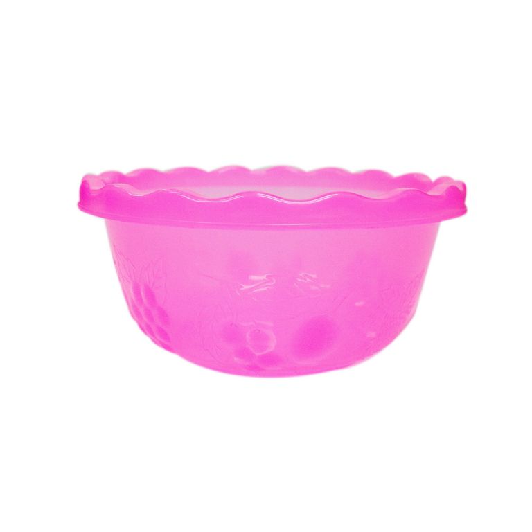 Frutera Ensaladera Grande Traslúcido Fucsia