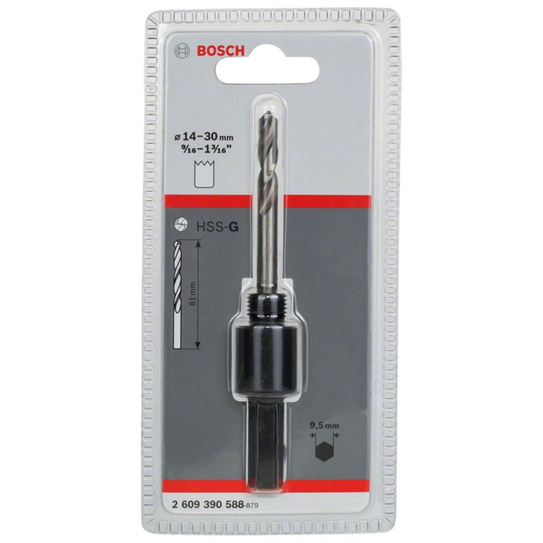 Mandril Sierra 9/6'' a 1-1/4'' Hex 8mm Bimetal