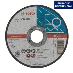 BOSCH - Disco de Corte Expert for Metal 115x3.0mm Centro Recto