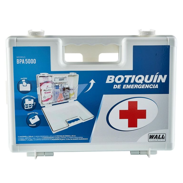 Botiquín Maletín de Emergencia BPA5000