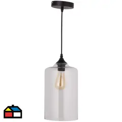 JUST HOME COLLECTION - Lámpara Colgante Suez 1L E27 Transparente