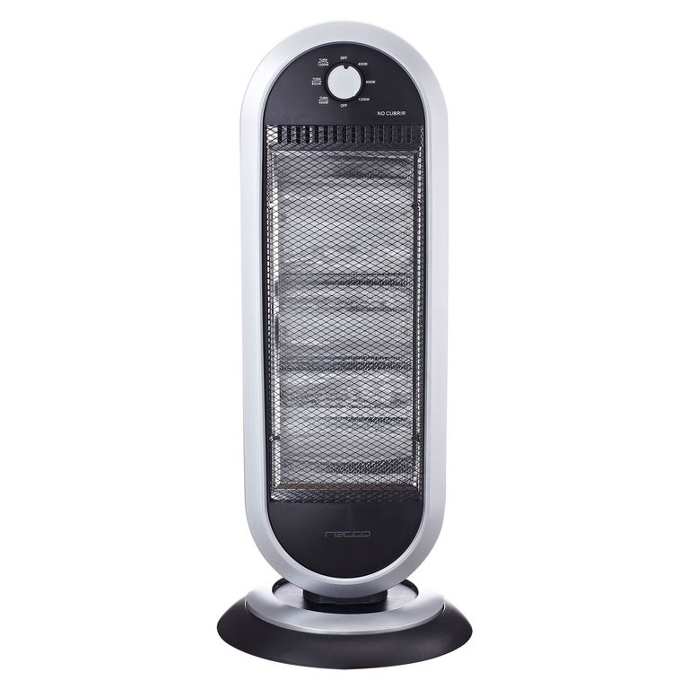 Calefactor Halógeno Recco 1200W 5m2 FH-HH-03G