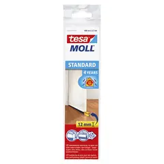 TESA - Burlete Adhesivo para Puerta Rígido 1 m. Blanco