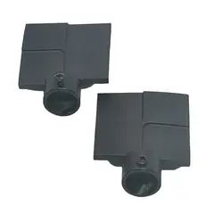 METALHSA - Terminal Cónico fierro negro 28mm (2 un)