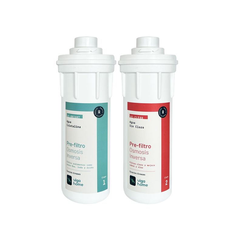 Kit 2 Pre Filtros de Agua para Osmosis Inversa