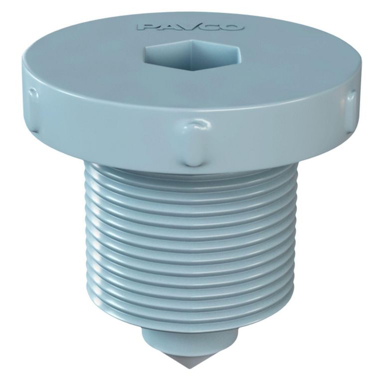 Tapón Macho PVC 1/2" C/R Agua Fría