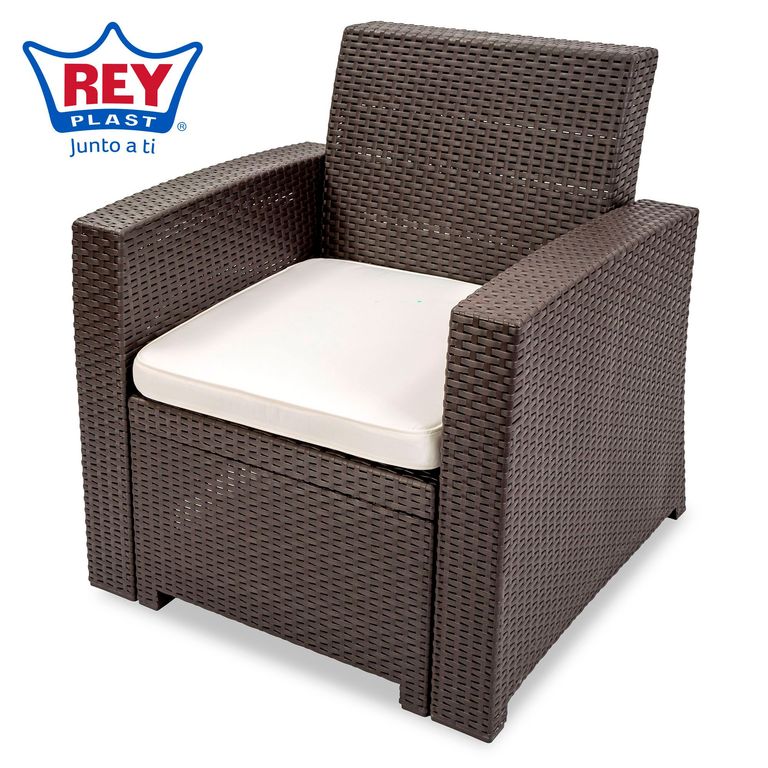 Sillón Tavarúa 1 Cuerpo Marrón moro