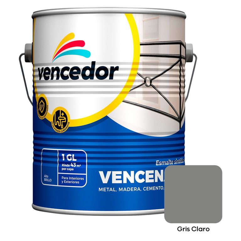 Vencenamel Gris Claro 1 Galón