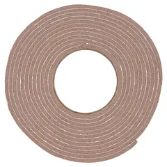 FIXSER - Burlete Adhesivo de Vinilo Adhesivo 3/8-3/16-5.2 m. Marrón