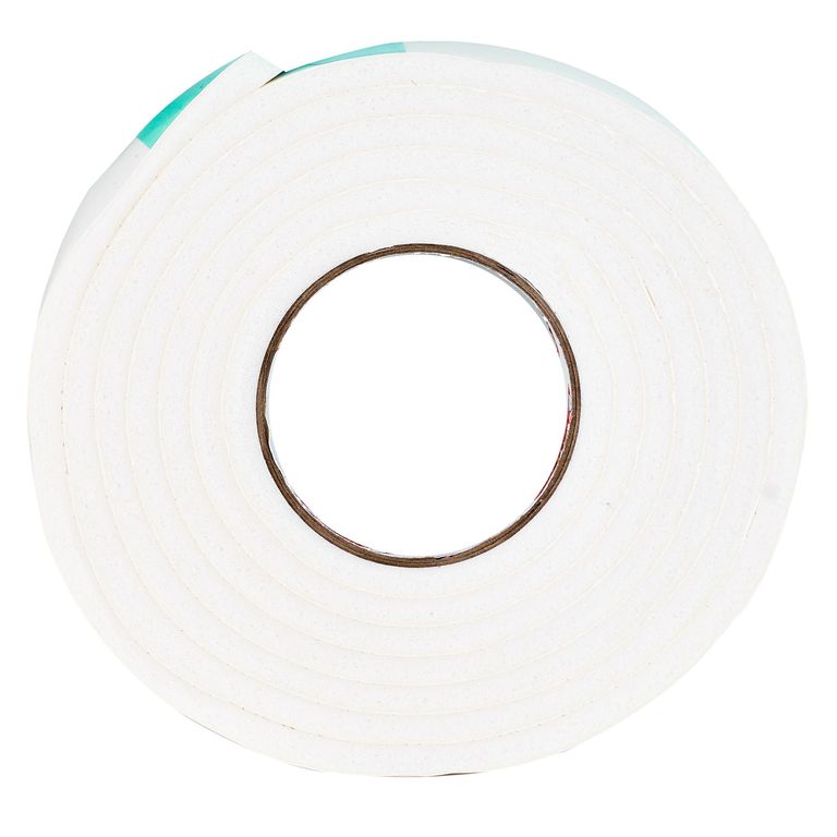 Burlete Adhesivo de Goma Adhesivo 3/4-5/16-3 m. Blanco