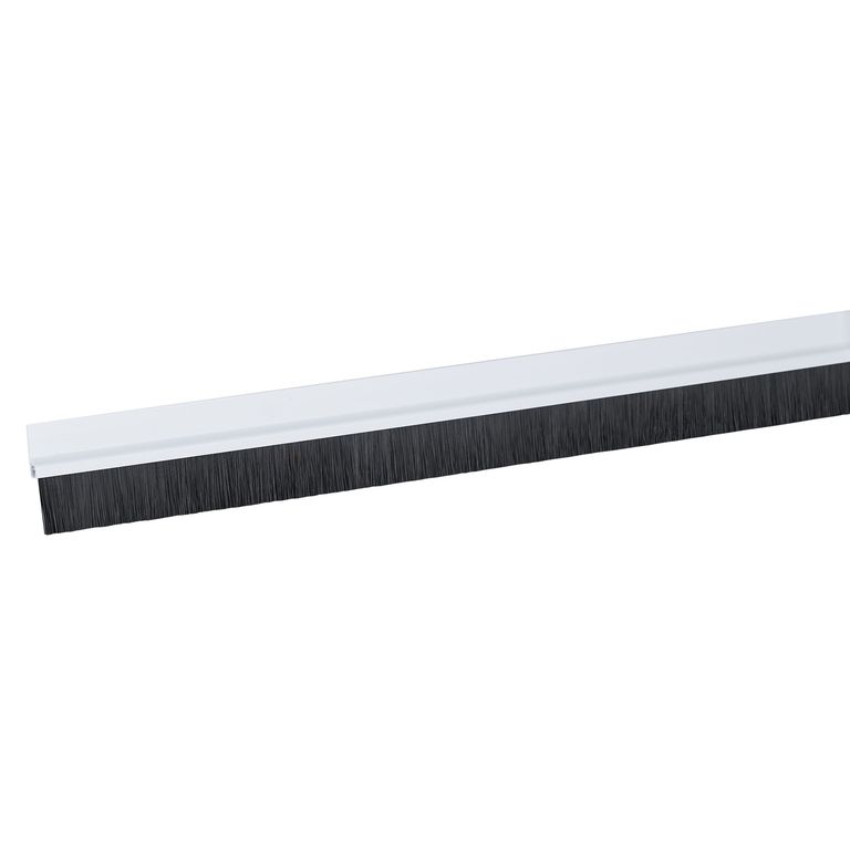 Burlete B Adhesivo para Puerta Adhesivo Cepillo 7/8" Blanco