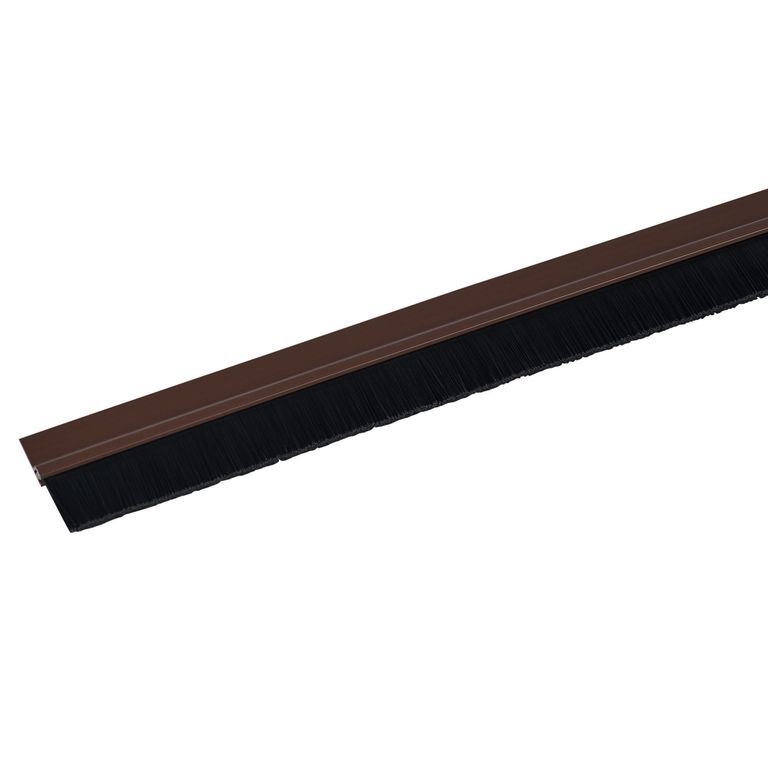 Burlete B Adhesivo para Puerta Adhesivo Cepillo 7/8" Marrón
