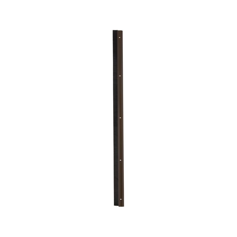 Burlete B Adhesivo para Puerta Cepillo Marrón