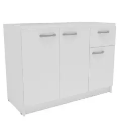 MADESA - Kit Mueble Base 120cm sin Lavatorio Blanco
