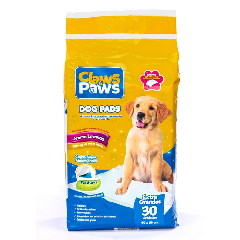 Pañal para Perros 30 unidades Tela Impermeable Blanco