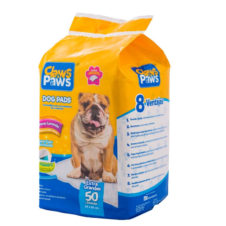 Pañal para Perros 50 unidades Tela Impermeable Blanco
