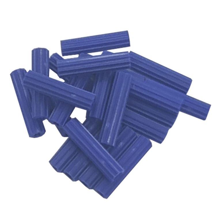 Tarugo PVC 5/16" Azul x 100 unid.