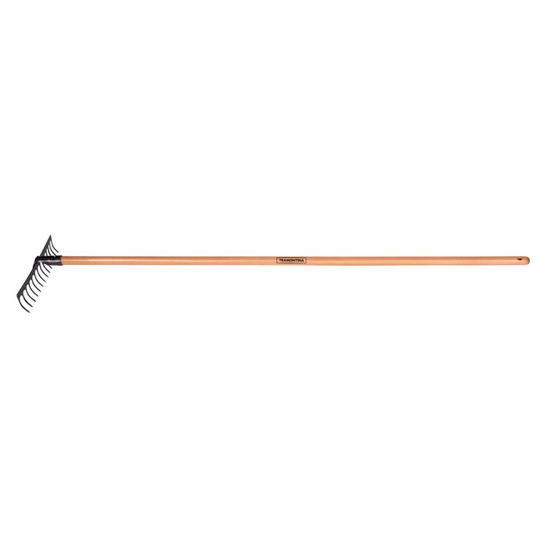 Rastrillo Curvo Liviano Acero Negro 34.7x9.2cm