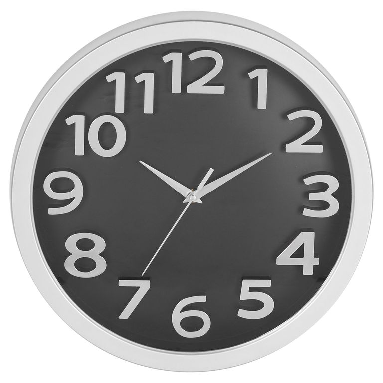 Reloj de Pared Tausen 33cm Negro