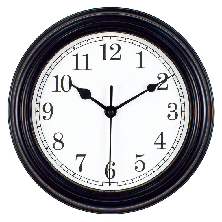 Reloj de Pared Antique 22cm Negro y Blanco