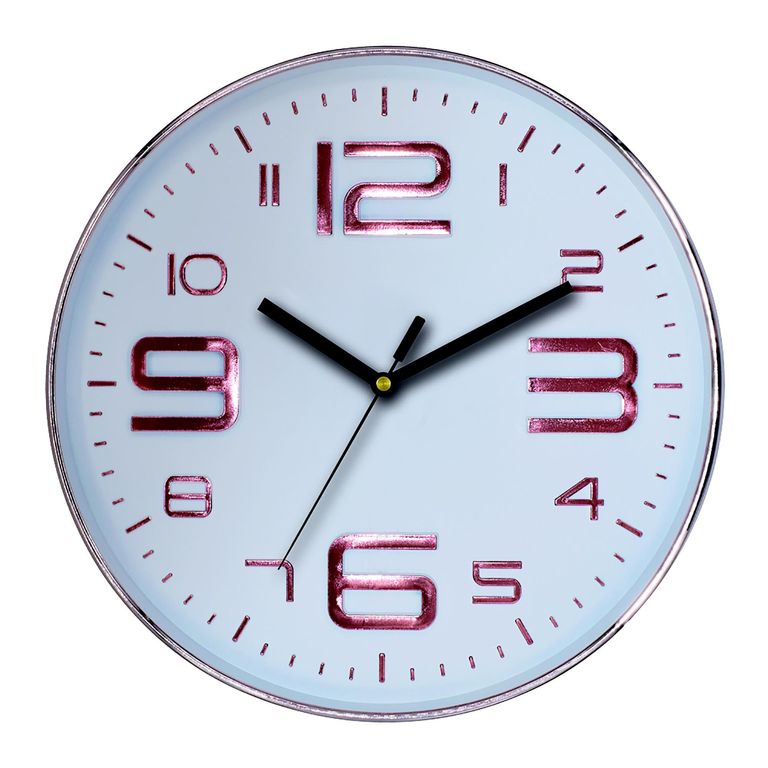 Reloj de Pared Big Number 30cm Rose