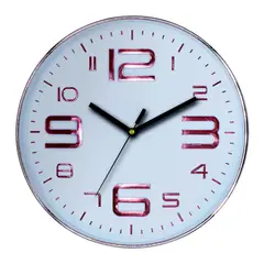 JUST HOME COLLECTION - Reloj de Pared Big Number 30cm Rose