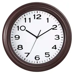 JUST HOME COLLECTION - Reloj de Pared Clásico 45cm Marrón