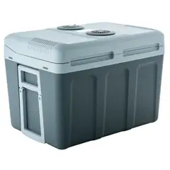 KLIMBER - Cooler Eléctrico 40L Gris con Conector para 12V - 220 V