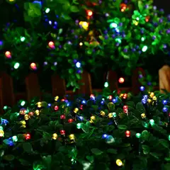 DEAR SANTA - 200 Luces LED Solar Multicolor Navidad