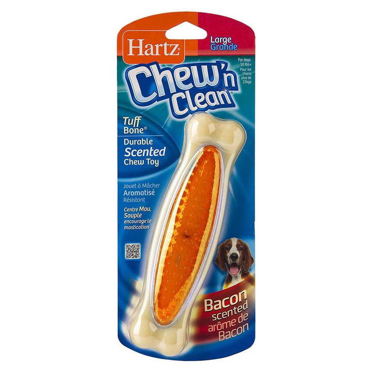 Juguete para Masticar Hueso Grande para Perros Naranja