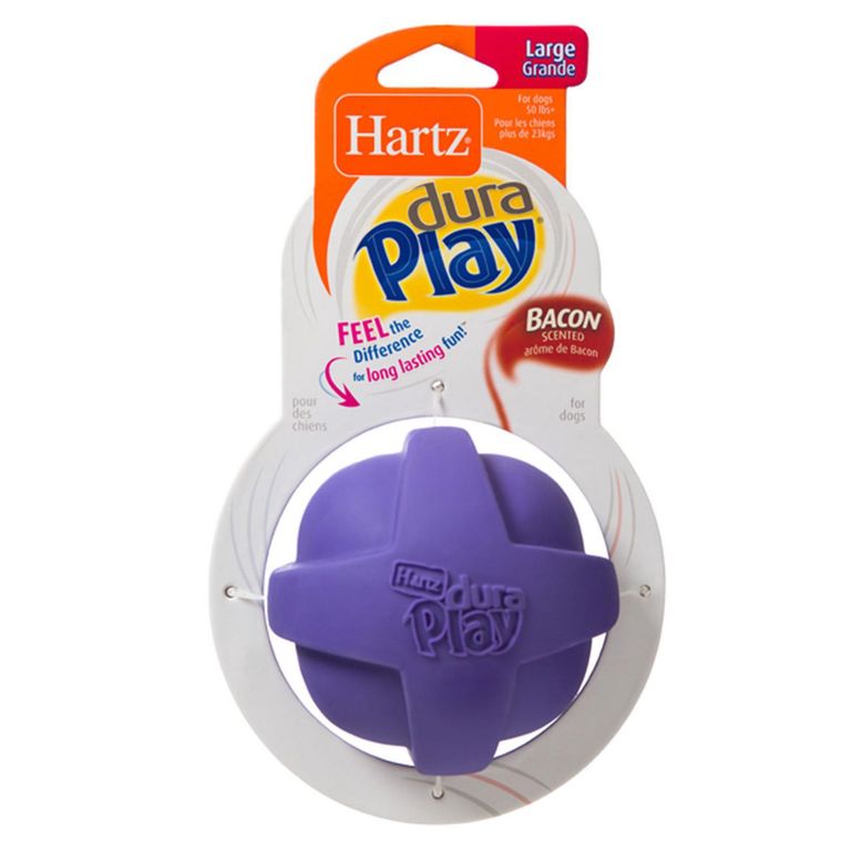 Pelota para Perros Látex Morado 8x8x8cm