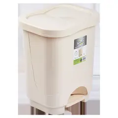 REYPLAST - Papelera Plástico Beige 24 L