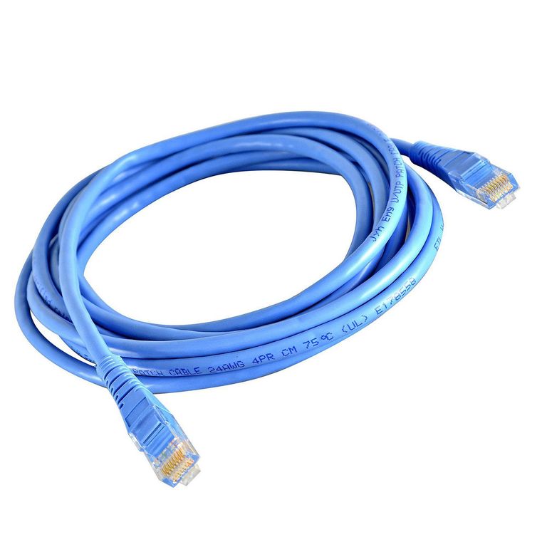 Cable UTP categoría 5E Azul x 3 m