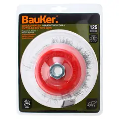 BAUKER - Grata Copa para esmeril 5'' Bauker.