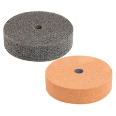 BAUKER - Piedra Abrasiva + Rueda Pulidora para Esmeril