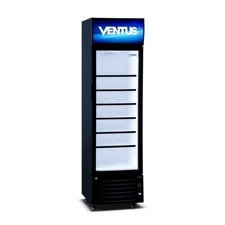 Visi-Cooler 1 Puerta Negro 290lt LG-290LED