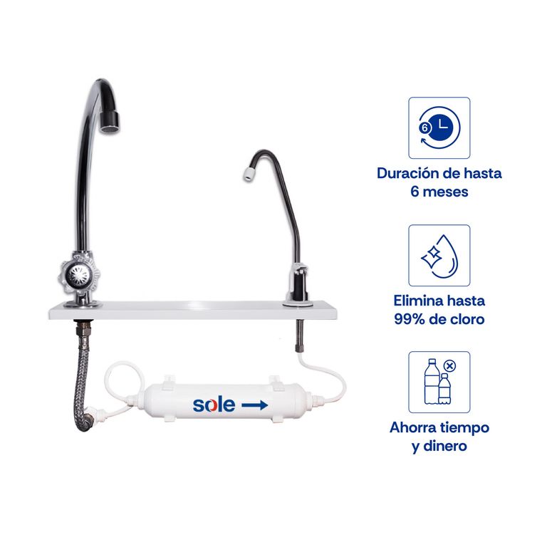 Purificador de Agua bajo Lavadero Premium Sole