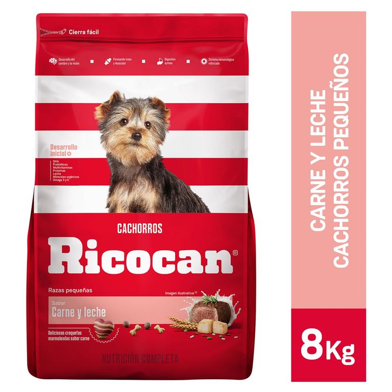 Ricocan Cachorros Raza Mediana/Grande Alimento Perros 8kg