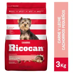 RICOCAN - Cachorro 3k de carne y leche raza pequeña