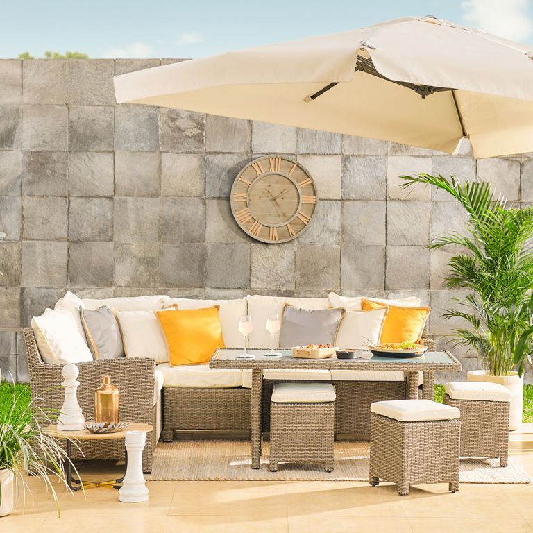 Juego de Comedor de Terraza 8 Personas Gispy