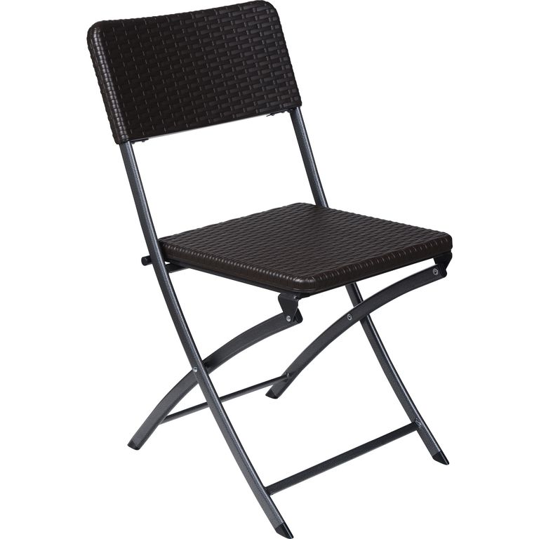 Silla Plegable Ratan Chocolate