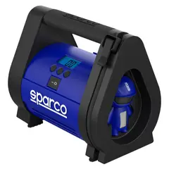 SPARCO - Compresor de Aire 12V + Medidor Digiral de Neumáticos