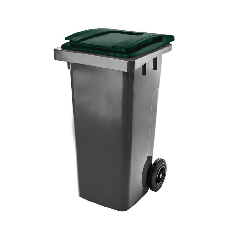 Contenedor de Basura con Ruedas 120L