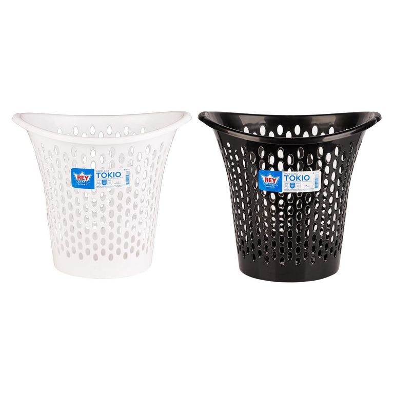 Papelera de Plástico Calada sin Tapa 5L