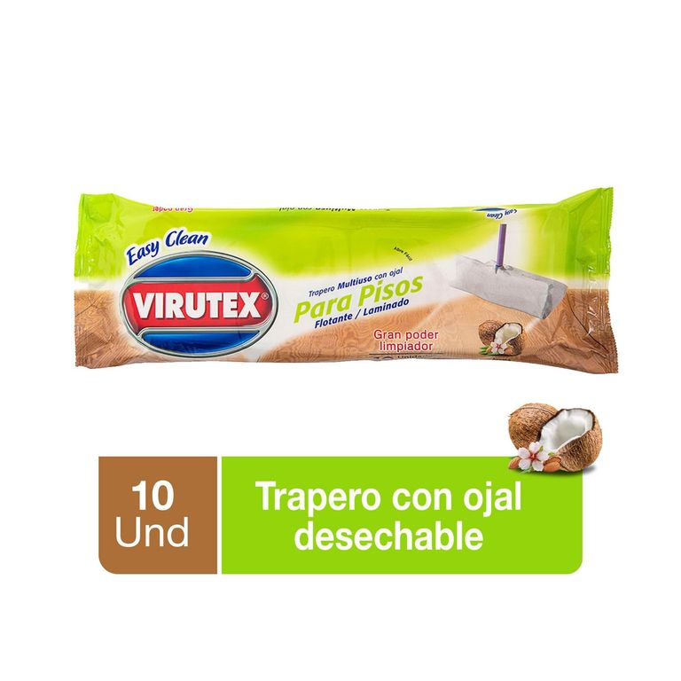 Trapero con Ojal Easy Clean para Pisos Laminados 10unds