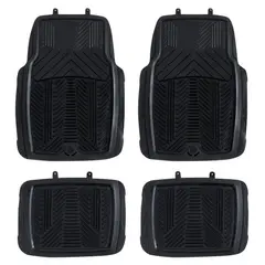 AUTOSTYLE - Protector de Piso 4 Piezas Triangular